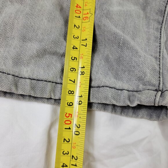 21 Men Gray Mens Size 31 Denim Shorts Casual Outdoors Walking Comfort Summer - Picture 9 of 9